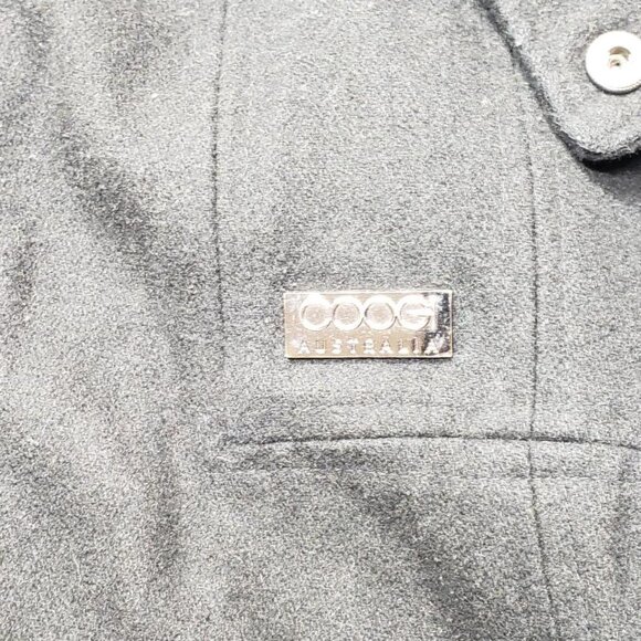 Coogi Bomber Jacket Mens 2XL Wool Blend Vintage Y2K Heavy Metal Buttons Full Zip - Picture 10 of 13